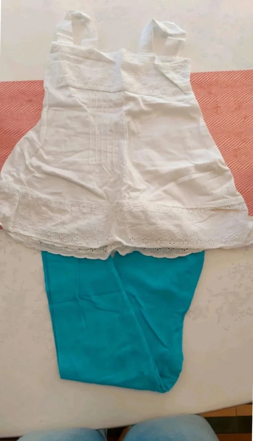 Tunika okaidi 8 años / pantalones de campana 10 años – photo 2